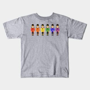 Rainbow Nutcrackers Kids T-Shirt